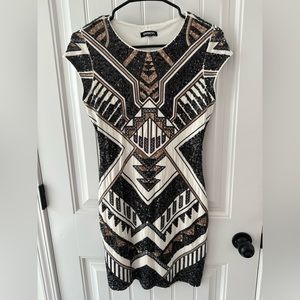 Express Sequin Mini Dress